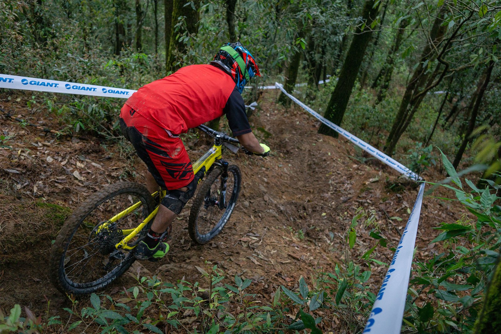 Enduro mountain bike race in Nagarkot